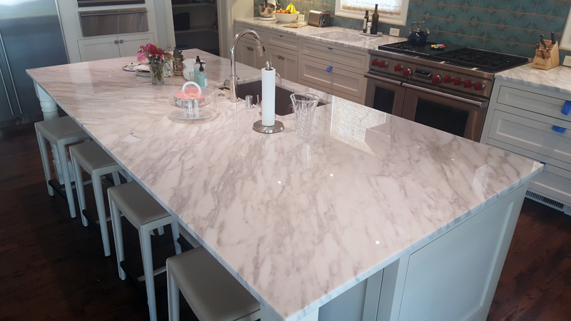 Add White Carrera Marble Countertops to Your Kitchen