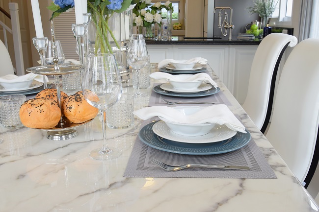 Entertain Your Guests With an Elegant Marble Table