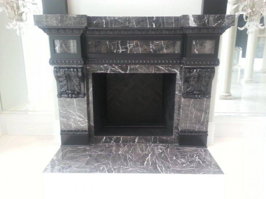 A Touch of Grace: Designing Stone Fireplace Mantles for a Stylish Living Room